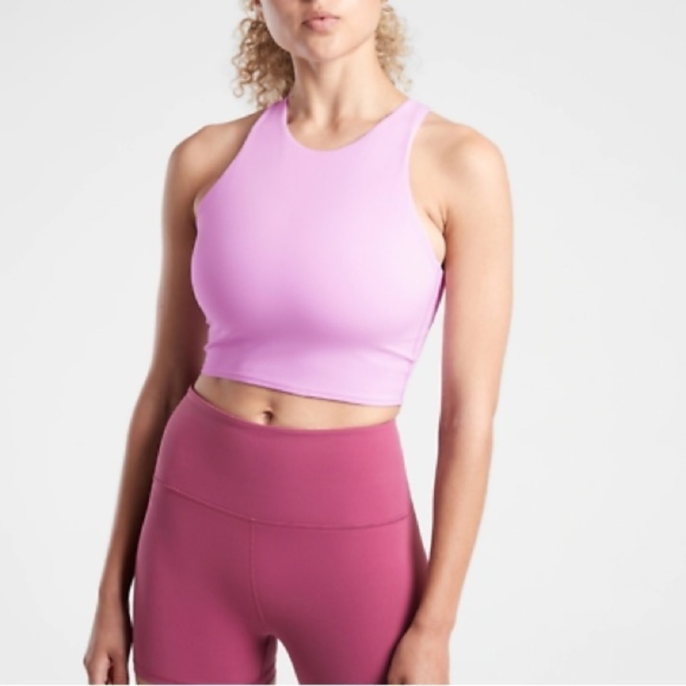 NWT Athleta Conscious Crop D-DD In Powervita in Opaque Lilac sz 3X
